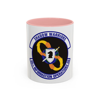 90th Information Operations Squadron (U.S. Air Force) Accent Coffee Mug