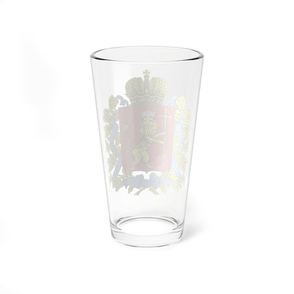 Coat of arms of Vladimiri Oblast (Russia) (Coat of Arms) Pint Glass 16oz