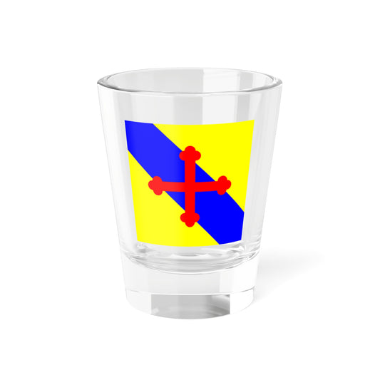 Flag of Sullens Switzerland - Shot Glass 1.5oz