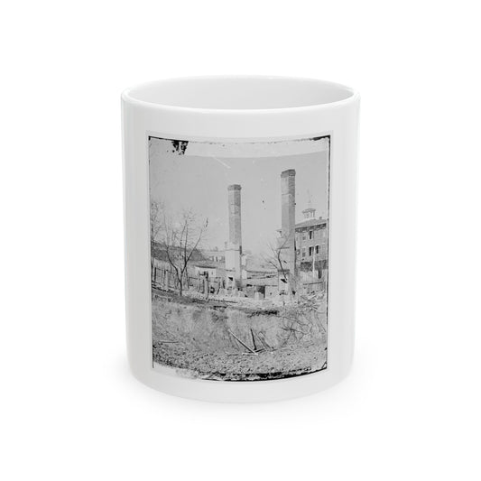 Atlanta, Georgia. Burned Building (U.S. Civil War) White Coffee Mug