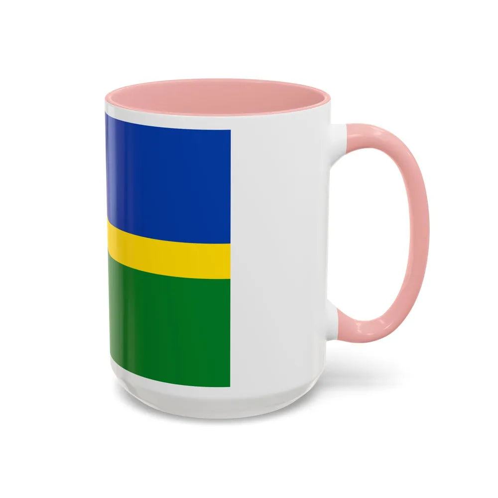 Flag of Flevoland Netherlands - Accent Coffee Mug-Go Mug Yourself