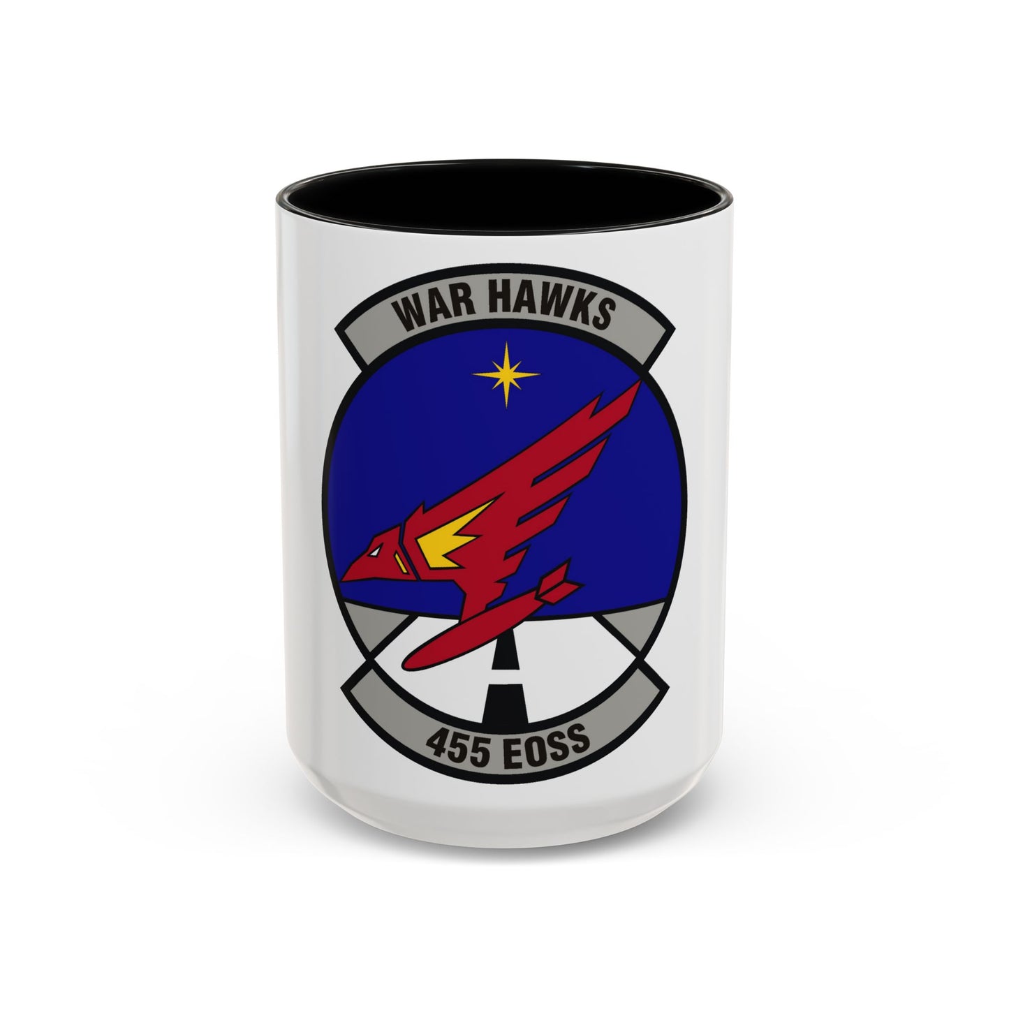 455th Expeditionary Operations Support Squadron (U.S. Air Force) Accent Coffee Mug