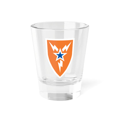 Verre à liqueur de la 3e brigade de transmission (armée américaine) 1,5 oz