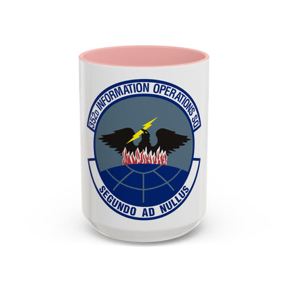 352d Information Operations Squadron (U.S. Air Force) Accent Coffee Mug