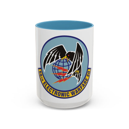 68th Electronic Warfare Squadron (U.S. Air Force) Accent Coffee Mug