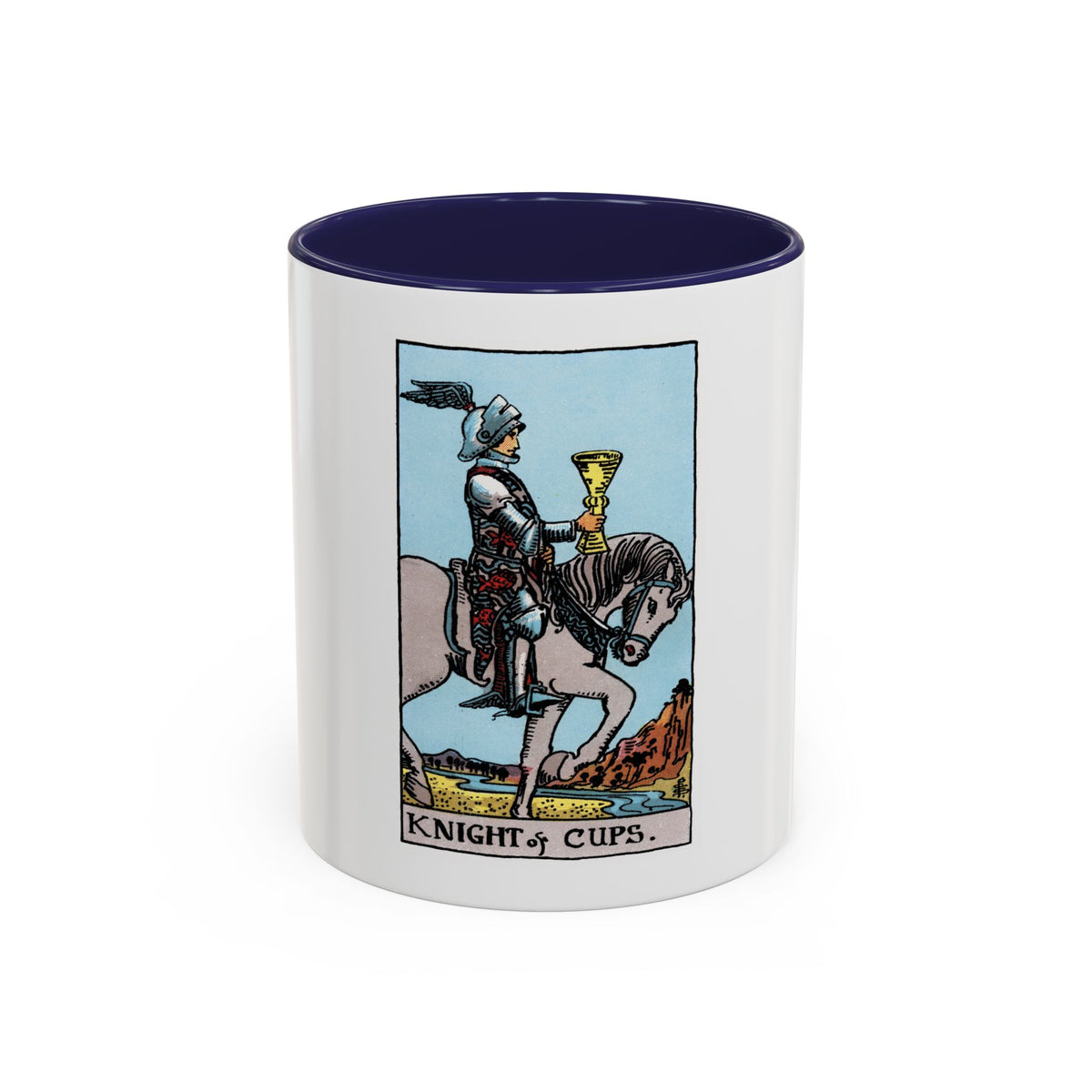 The Knight of Cups (Tarot Card) Accent Coffee Mug