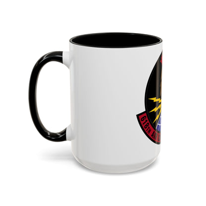 618 Air Communications Squadron AMC (U.S. Air Force) Accent Coffee Mug