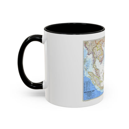 Asia - Southeast (1968) (Map) Accent Coffee Mug