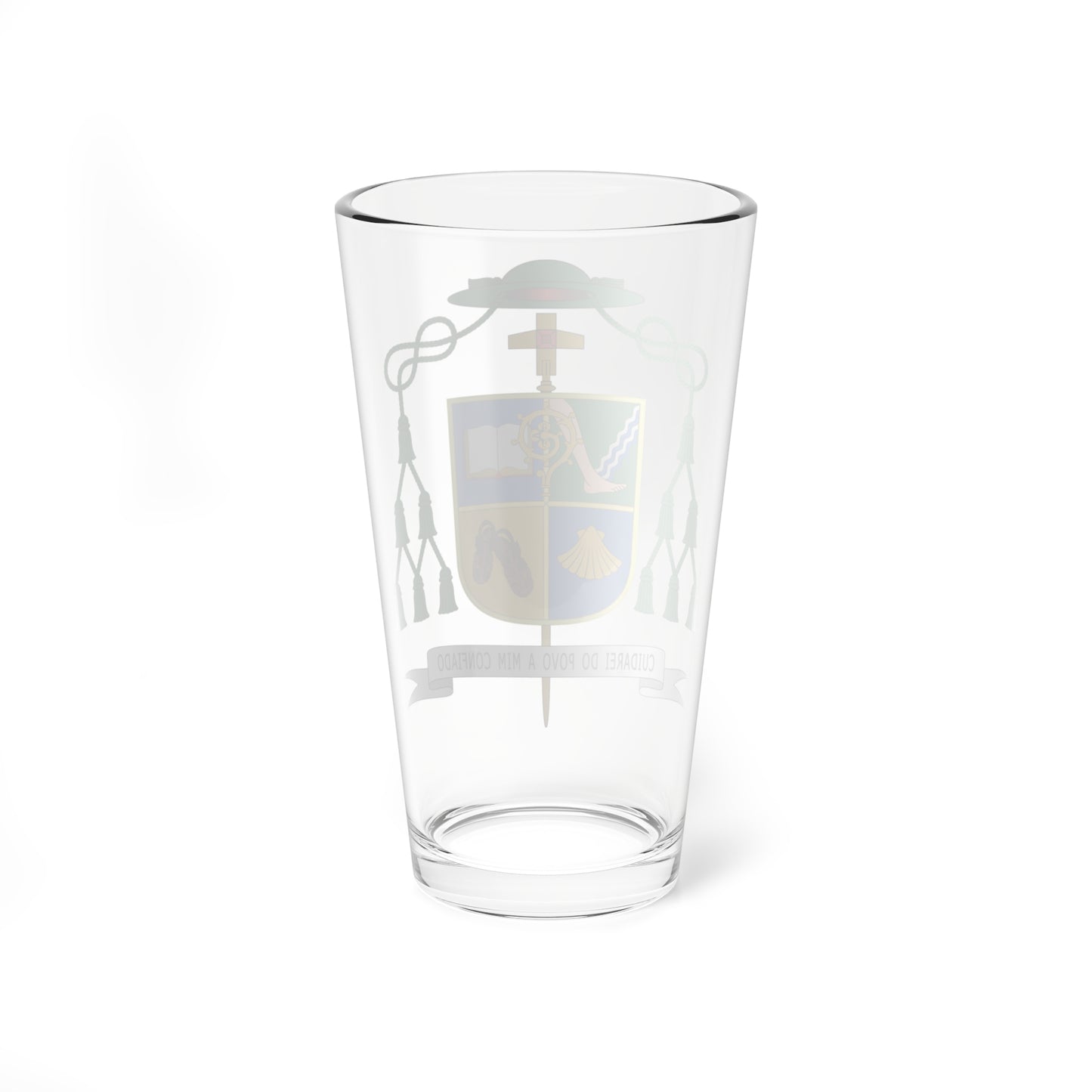 Escudo de Giovane Pereira de Melo (Spain) (Coat of Arms) Pint Glass 16oz