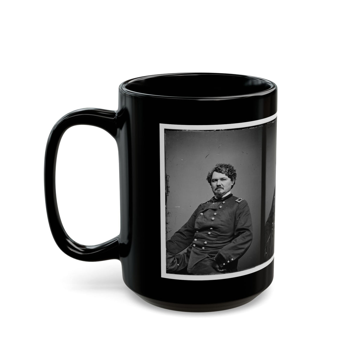 Portrait Of Brig. Gen. Samuel D. Sturgis, Officer Of The Federal Army (U.S. Civil War) Black Coffee Mug