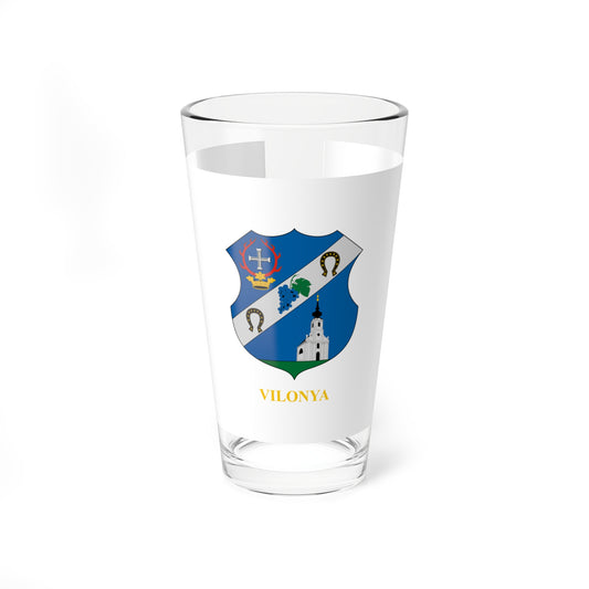 Flag of Vilonya (Hungary) Pint Glass 16oz