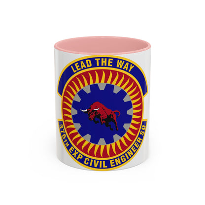 376th Expeditionary Civil Engineer Squadron (U.S. Air Force) Accent Coffee Mug
