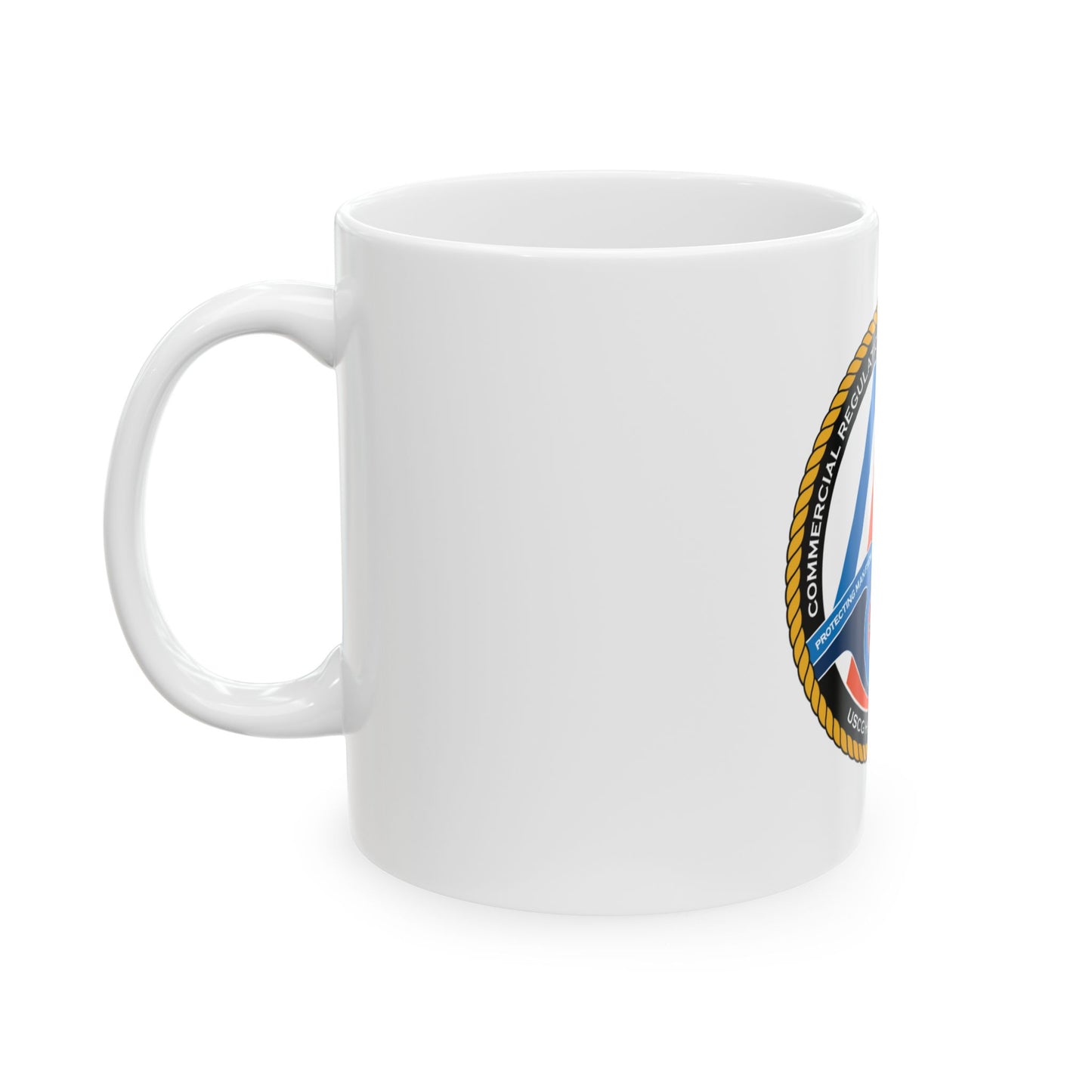 USCG HQ CG ENG 1 Comm Reg Stnd Dlr (U.S. Coast Guard) White Coffee Mug