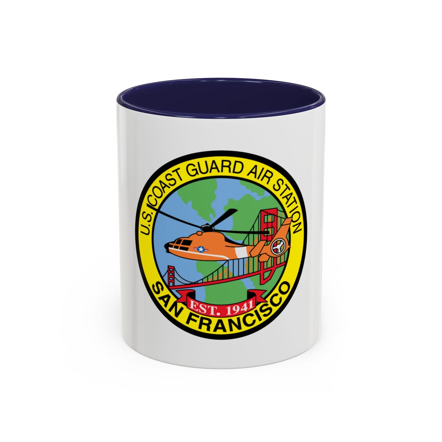 USCG Air Station San Francisco (U.S. Coast Guard) Accent Coffee Mug
