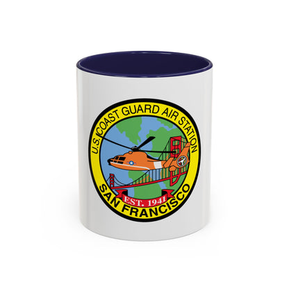 USCG Air Station San Francisco (U.S. Coast Guard) Accent Coffee Mug