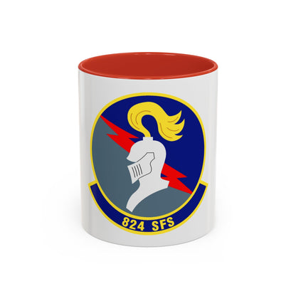 824th Security Forces Squadron (U.S. Air Force) Accent Coffee Mug