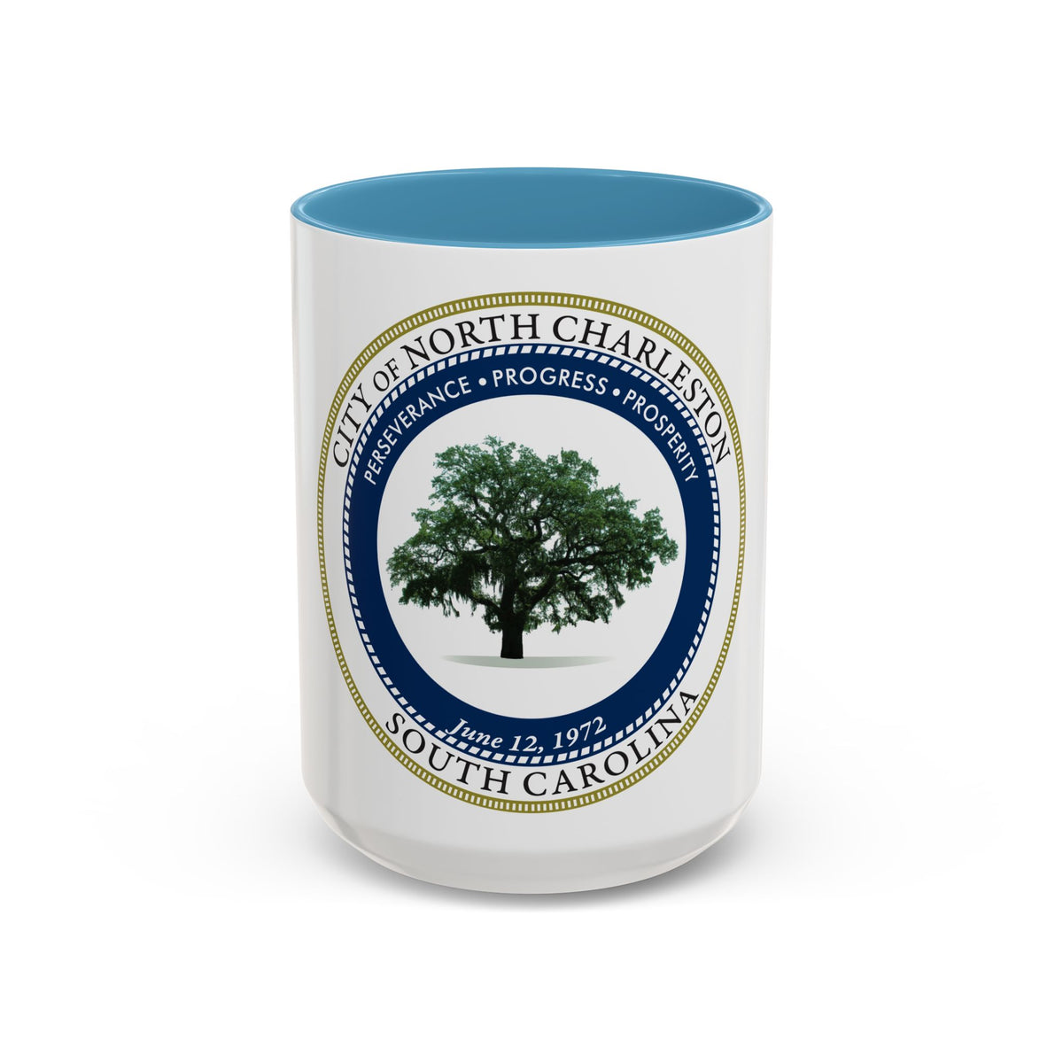 Seal of North Charleston South Carolina - Accent Coffee Mug