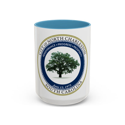 Seal of North Charleston South Carolina - Accent Coffee Mug