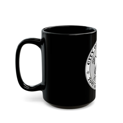 Seal of Chicopee Massachusetts - Black Coffee Mug