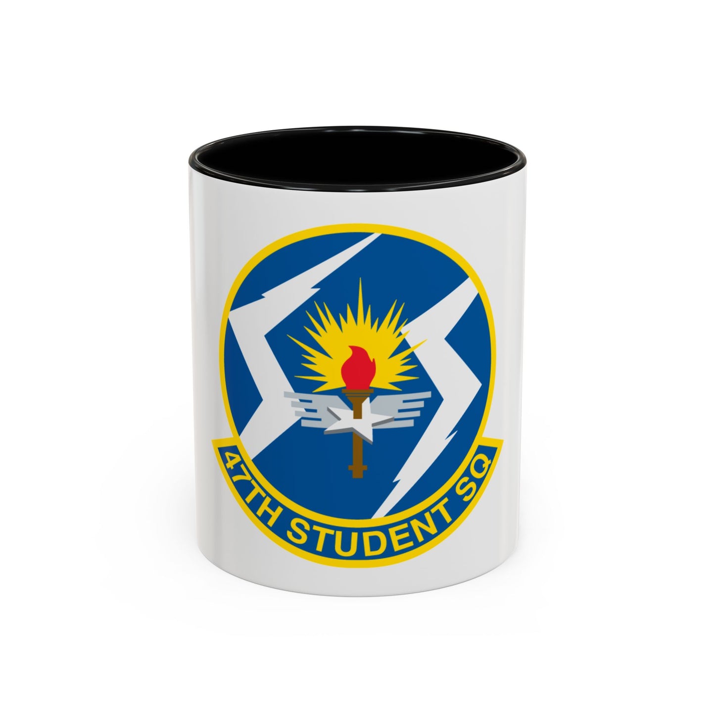 47th Student Sq (U.S. Air Force) Accent Coffee Mug