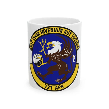 721st Aerial Port Squadron (U.S. Air Force) White Coffee Mug-11oz-Go Mug Yourself