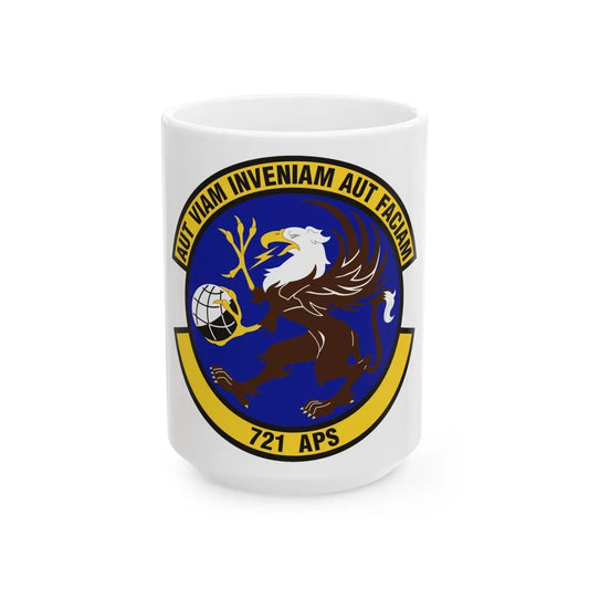 721st Aerial Port Squadron (U.S. Air Force) White Coffee Mug-15oz-Go Mug Yourself