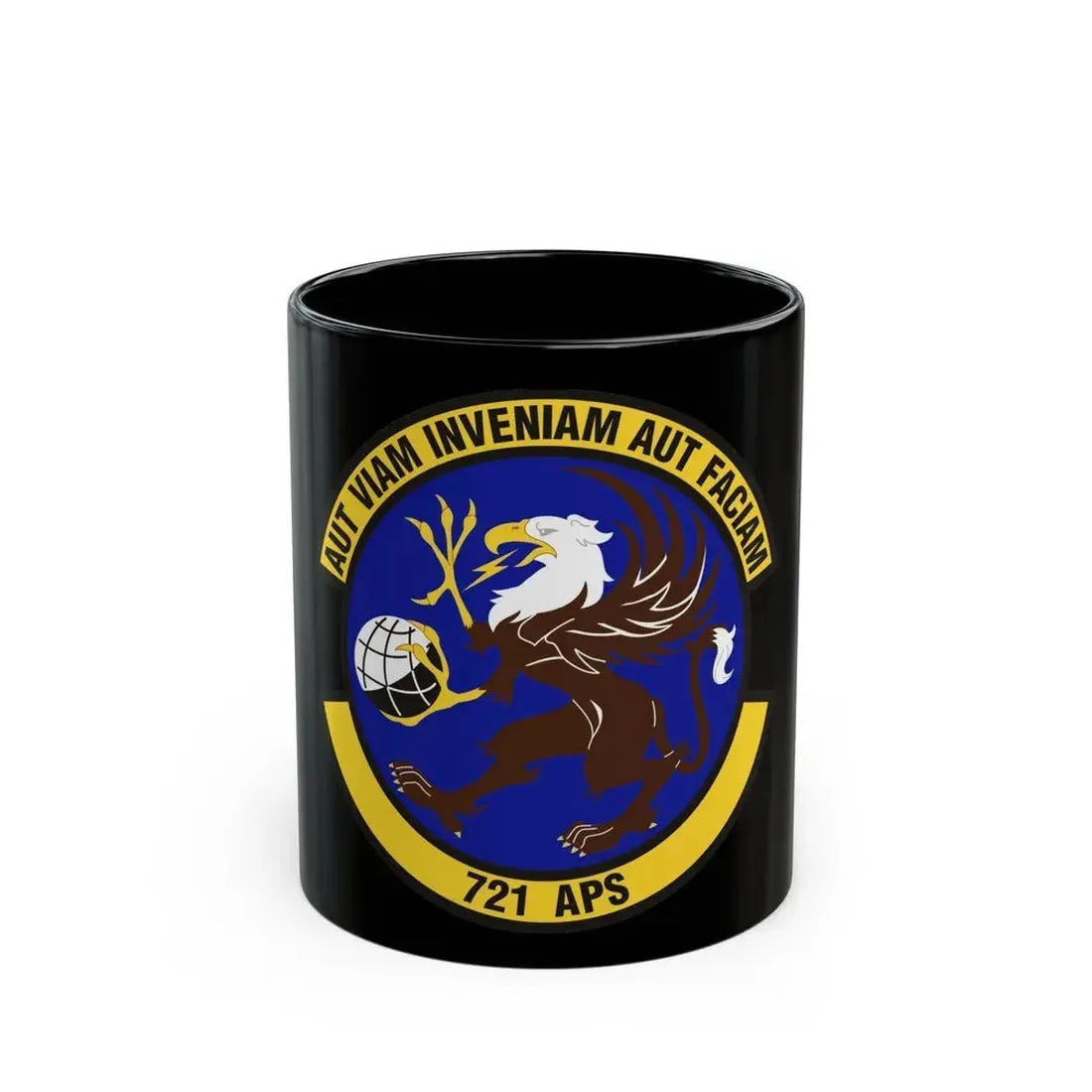 721st Aerial Port Squadron (U.S. Air Force) Black Coffee Mug - Go Mug Yourself