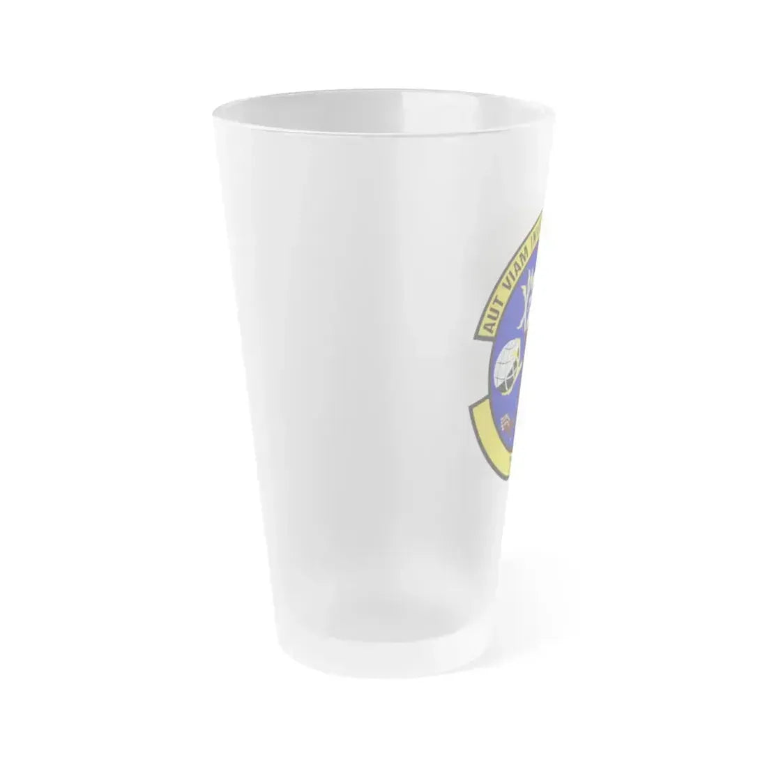 721st Aerial Port Squadron (U.S. Air Force) Frosted Pint Glass 16oz - Go Mug Yourself