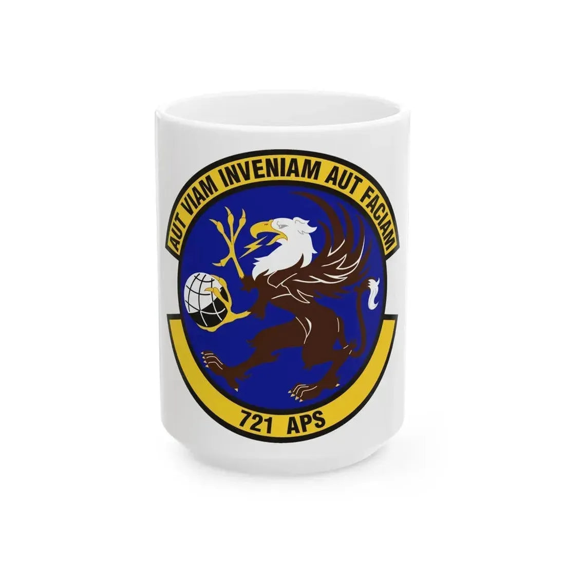 721st Aerial Port Squadron (U.S. Air Force) White Coffee Mug 15oz - Go Mug Yourself