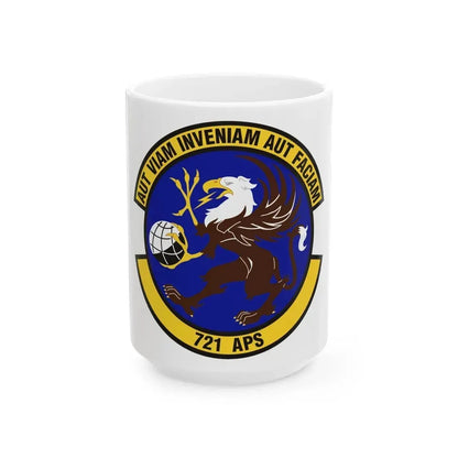 721st Aerial Port Squadron (U.S. Air Force) White Coffee Mug 15oz - Go Mug Yourself