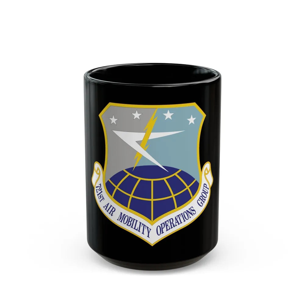 721st Air Mobility Operations Group (U.S. Air Force) Black Coffee Mug-15oz-Go Mug Yourself