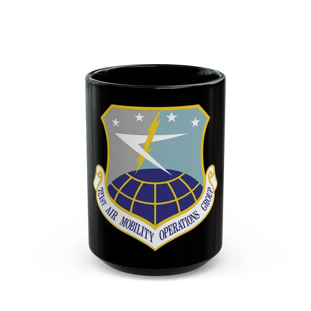 721st Air Mobility Operations Group (U.S. Air Force) Black Coffee Mug 15oz - Go Mug Yourself