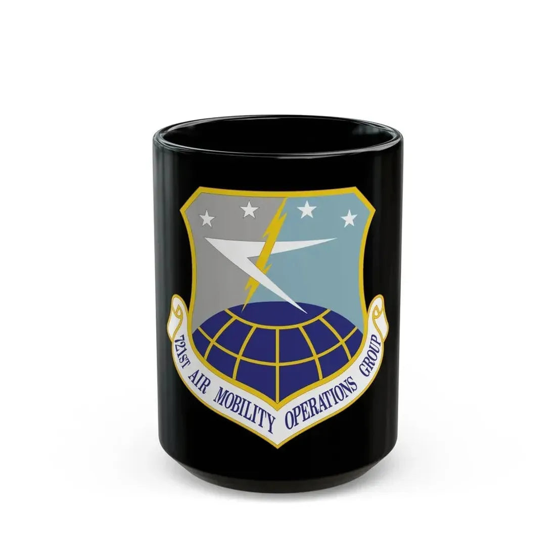 721st Air Mobility Operations Group (U.S. Air Force) Black Coffee Mug 15oz - Go Mug Yourself
