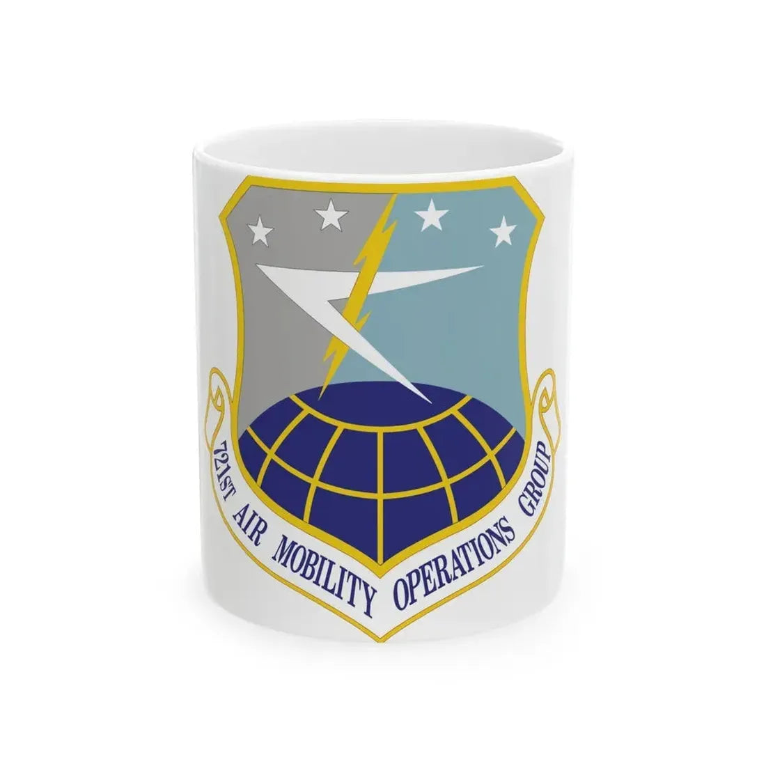 721st Air Mobility Operations Group (U.S. Air Force) White Coffee Mug - Go Mug Yourself