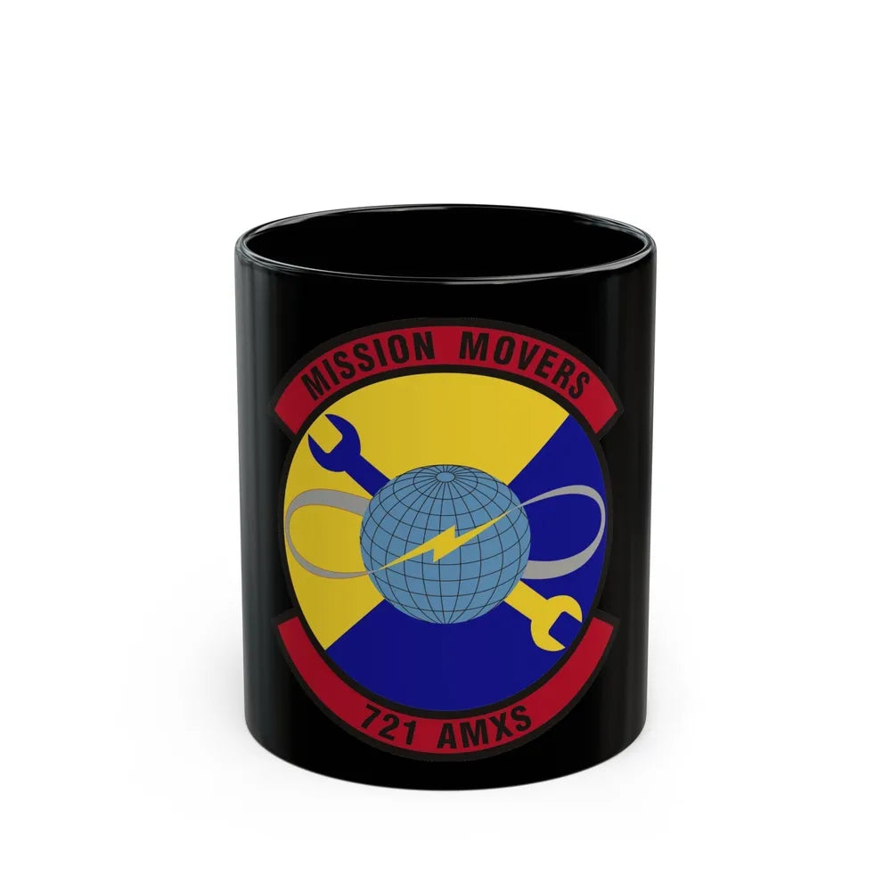 721st Aircraft Maintenance Squadron (U.S. Air Force) Black Coffee Mug-11oz-Go Mug Yourself