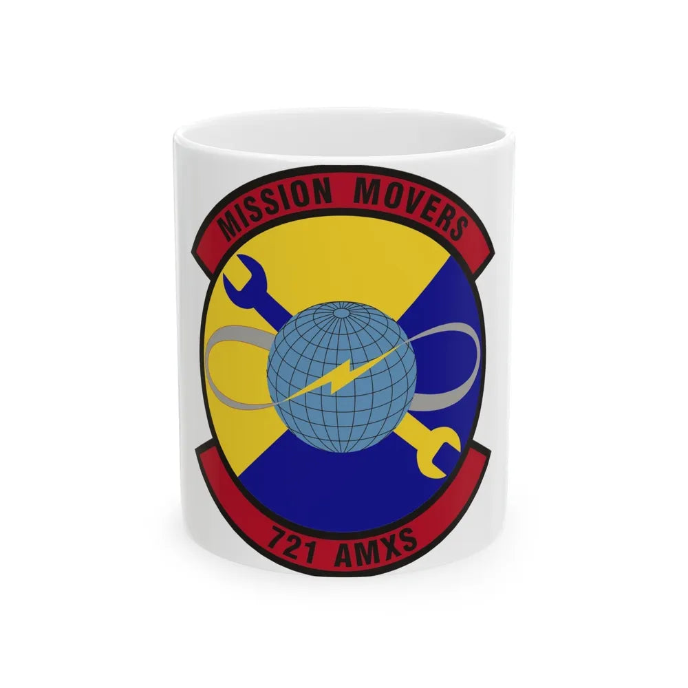 721st Aircraft Maintenance Squadron (U.S. Air Force) White Coffee Mug-11oz-Go Mug Yourself