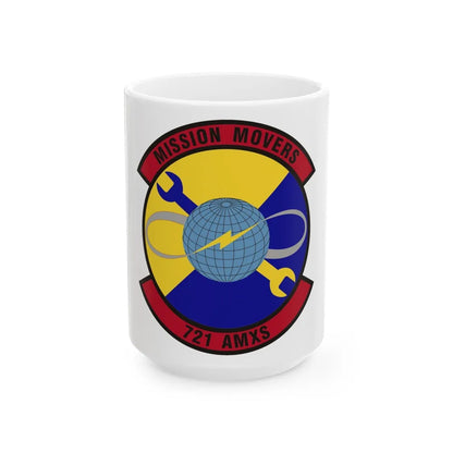 721st Aircraft Maintenance Squadron (U.S. Air Force) White Coffee Mug-15oz-Go Mug Yourself