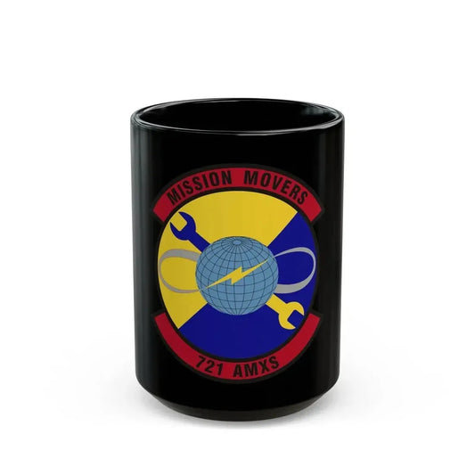 721st Aircraft Maintenance Squadron (U.S. Air Force) Black Coffee Mug 15oz - Go Mug Yourself