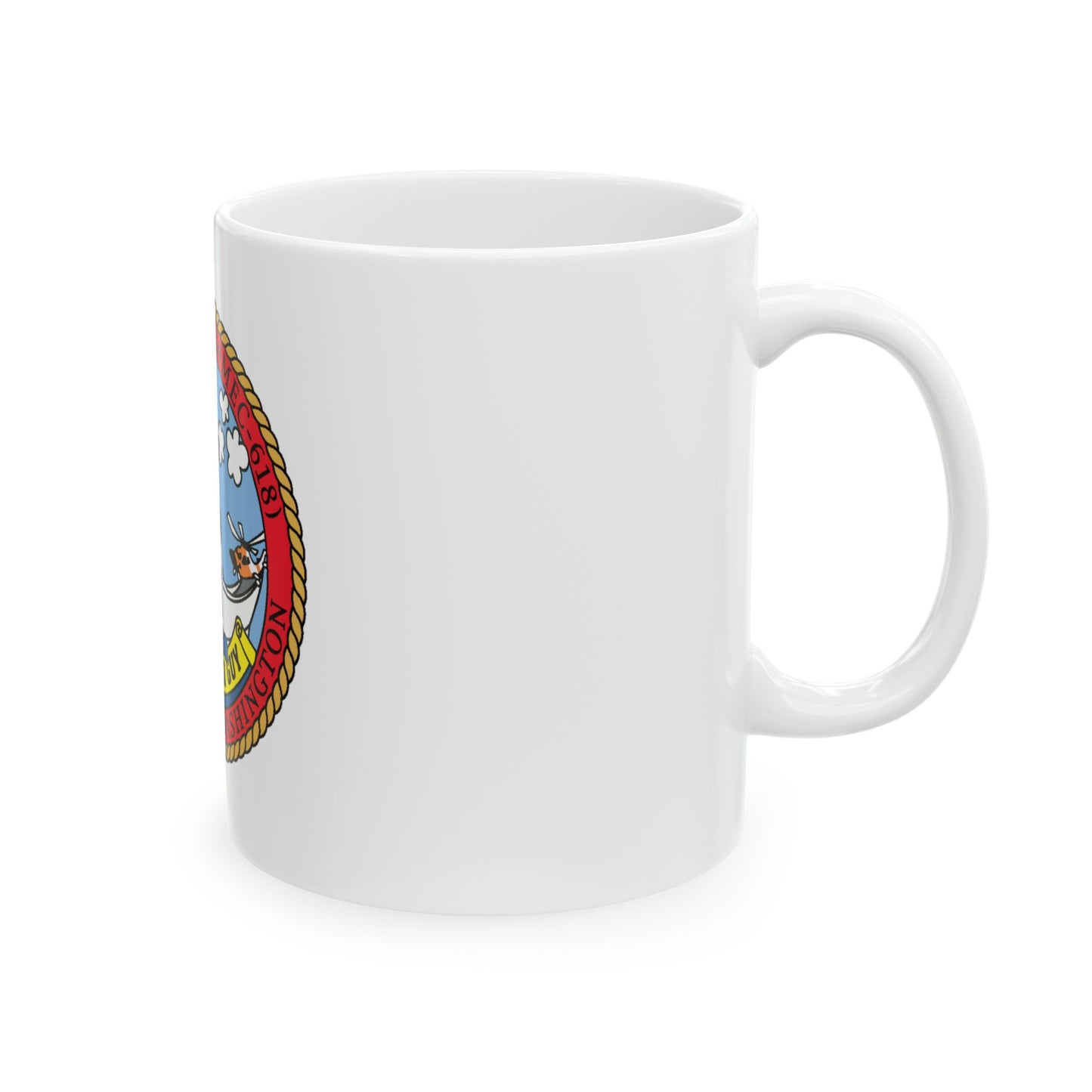 USCGC Active WMEC 618 Little Tough Guy (U.S. Coast Guard) White Coffee Mug