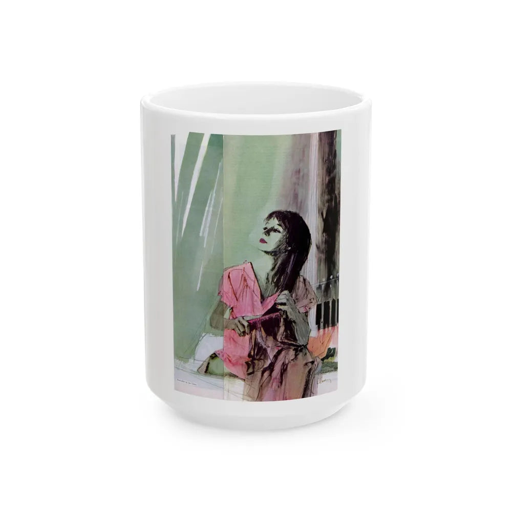 Coming Home, The Saturday Evening Post, June 11, 1964 - White Coffee Mug-15oz-Go Mug Yourself