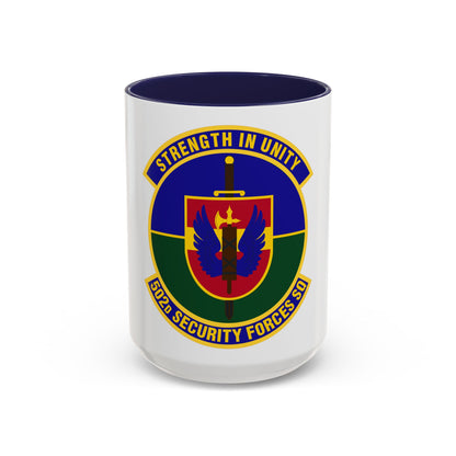 502d Security Forces Squadron (U.S. Air Force) Accent Coffee Mug