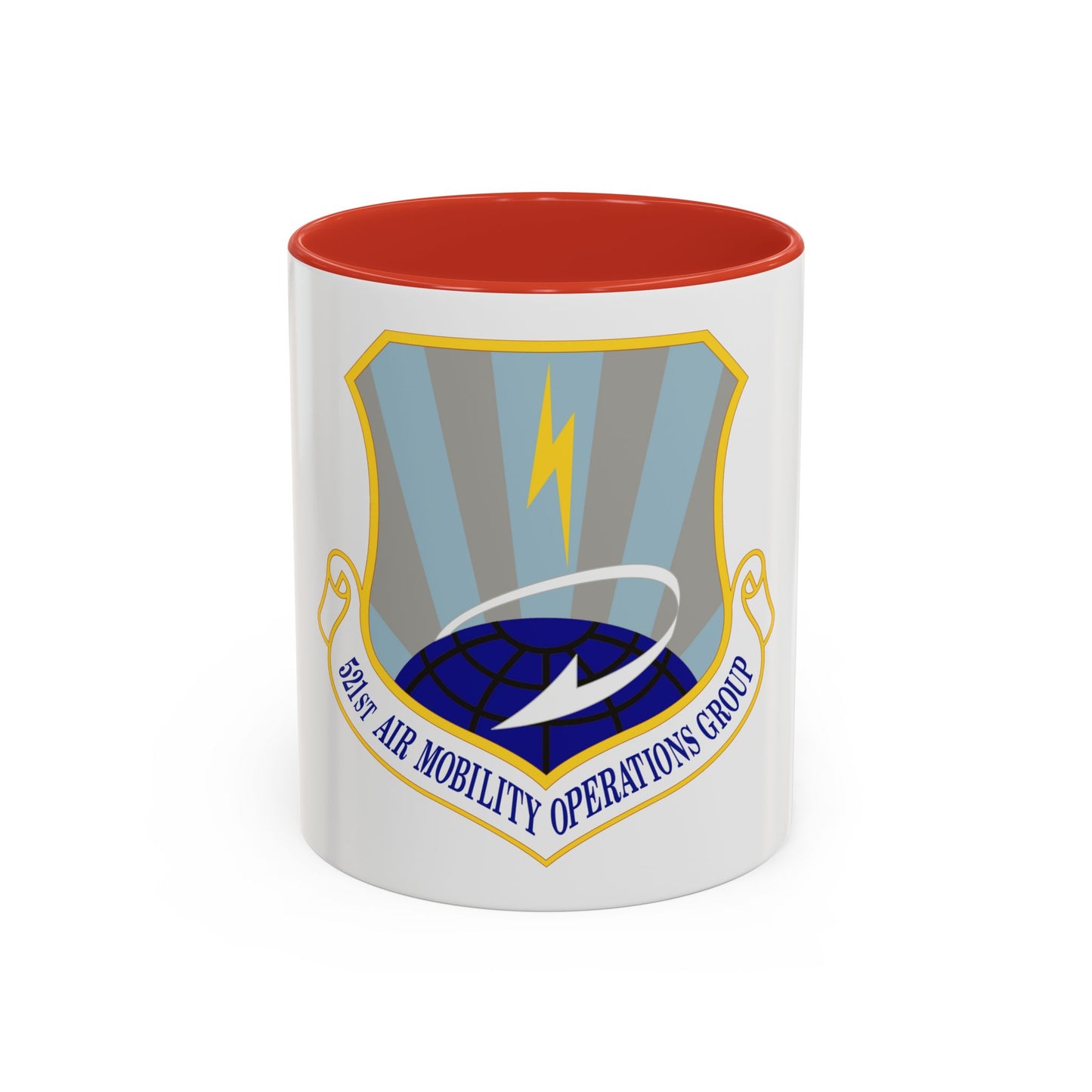 521st Air Mobility Operations Group (U.S. Air Force) Accent Coffee Mug