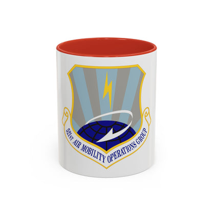 521st Air Mobility Operations Group (U.S. Air Force) Accent Coffee Mug
