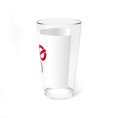 Flag of Soka Saitama (Japan) Pint Glass 16oz