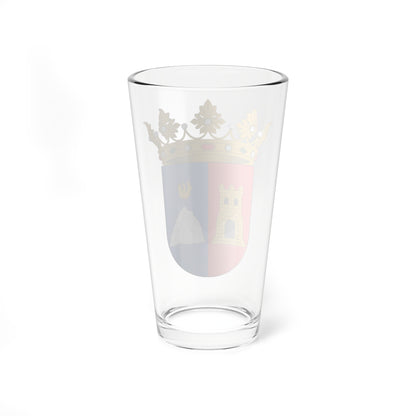 Escudo de Alcoleja (Spain) (Coat of Arms) Pint Glass 16oz