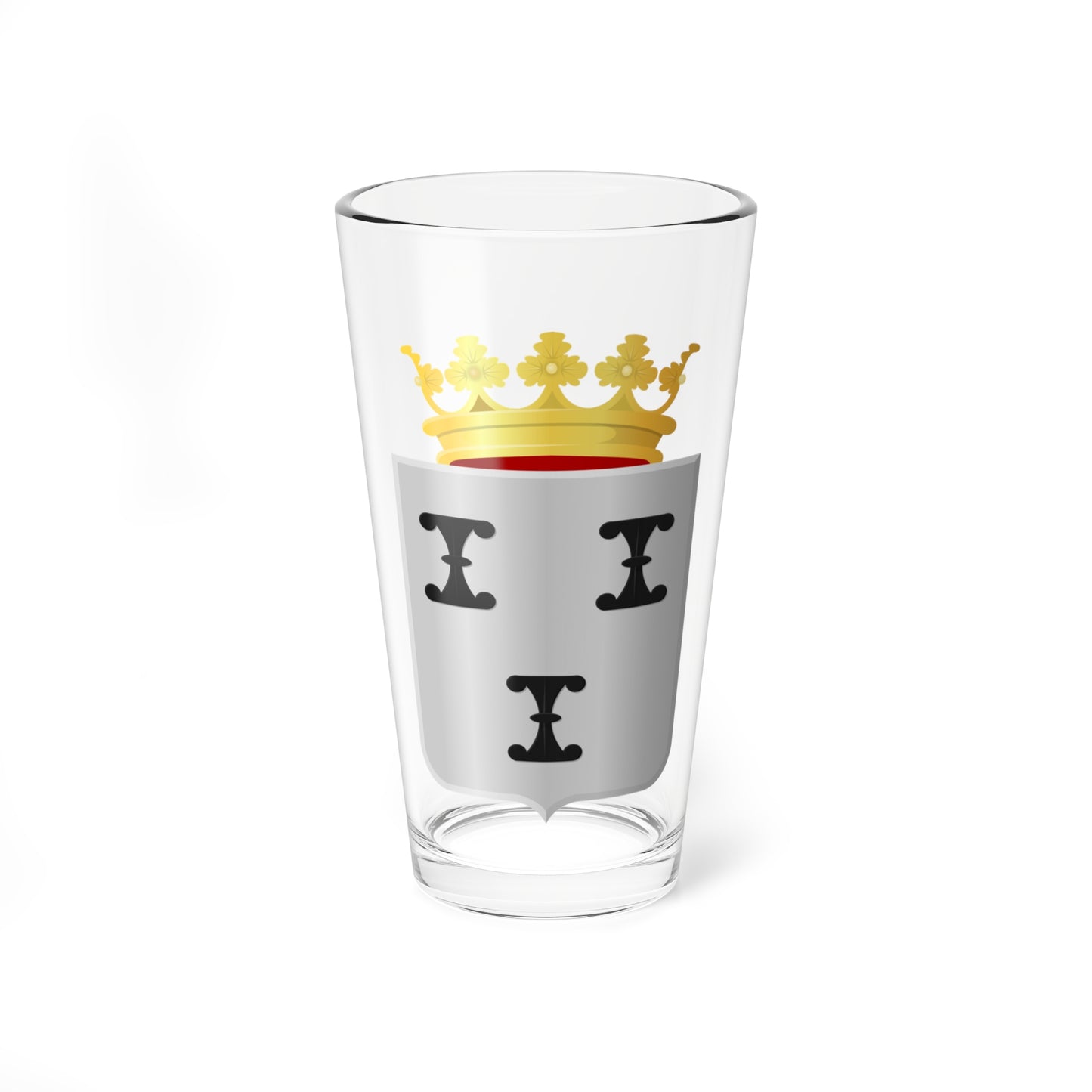 Coat of arms of Vianen Utrecht (Netherlands) (Coat of Arms) Pint Glass 16oz