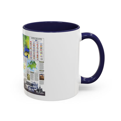 Europe, The New (1992) (Map) Accent Coffee Mug