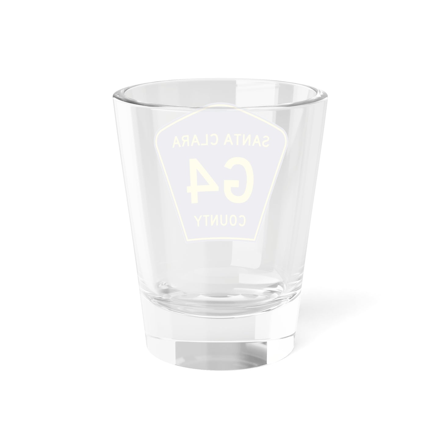 Santa Clara County G4 (California) (Road Sign) Shot Glass 1.5oz