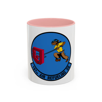 197 Air Refueling Squadron (U.S. Air Force) Accent Coffee Mug