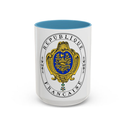 Coat of arms of the French Republic (1905) - Accent Coffee Mug